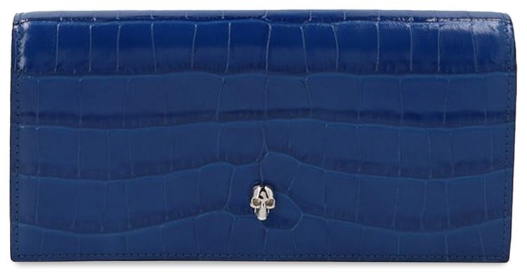Alexander Mcqueen Wallet On Chain Clutch Blue