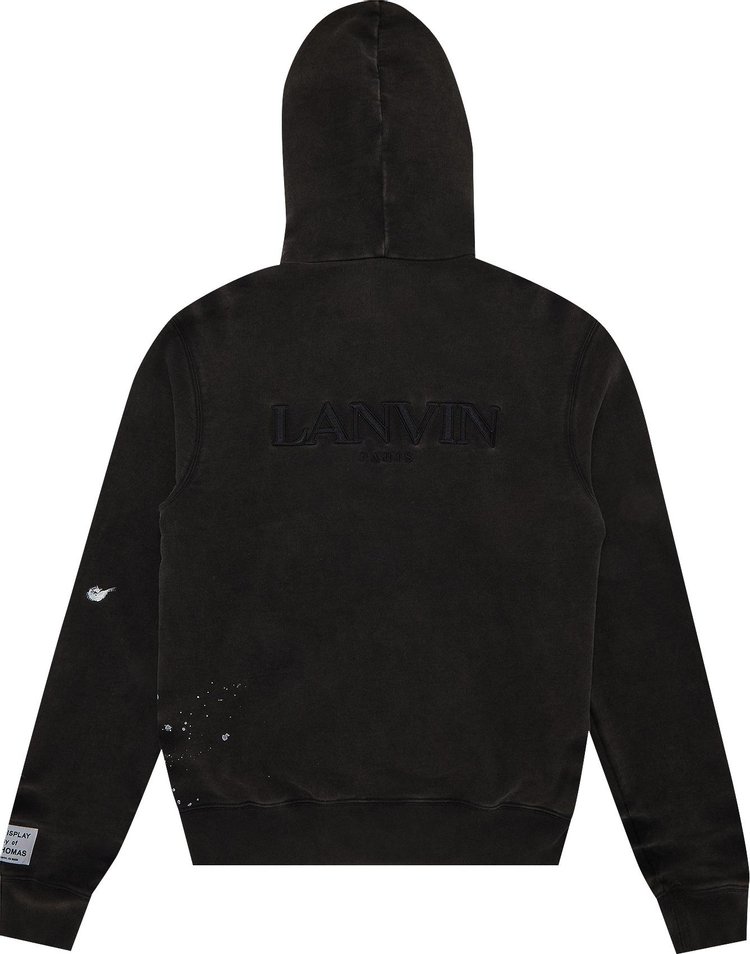 Gallery Dept x Lanvin Paris Embroidered Zipped Hoodie Multicolor