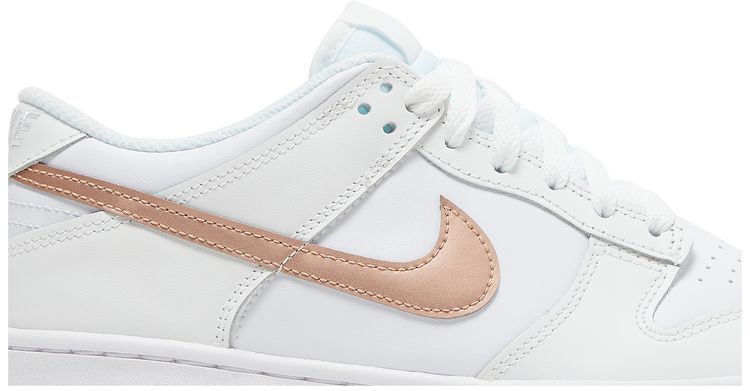 Nike Dunk Low GS White Metallic Red Bronze