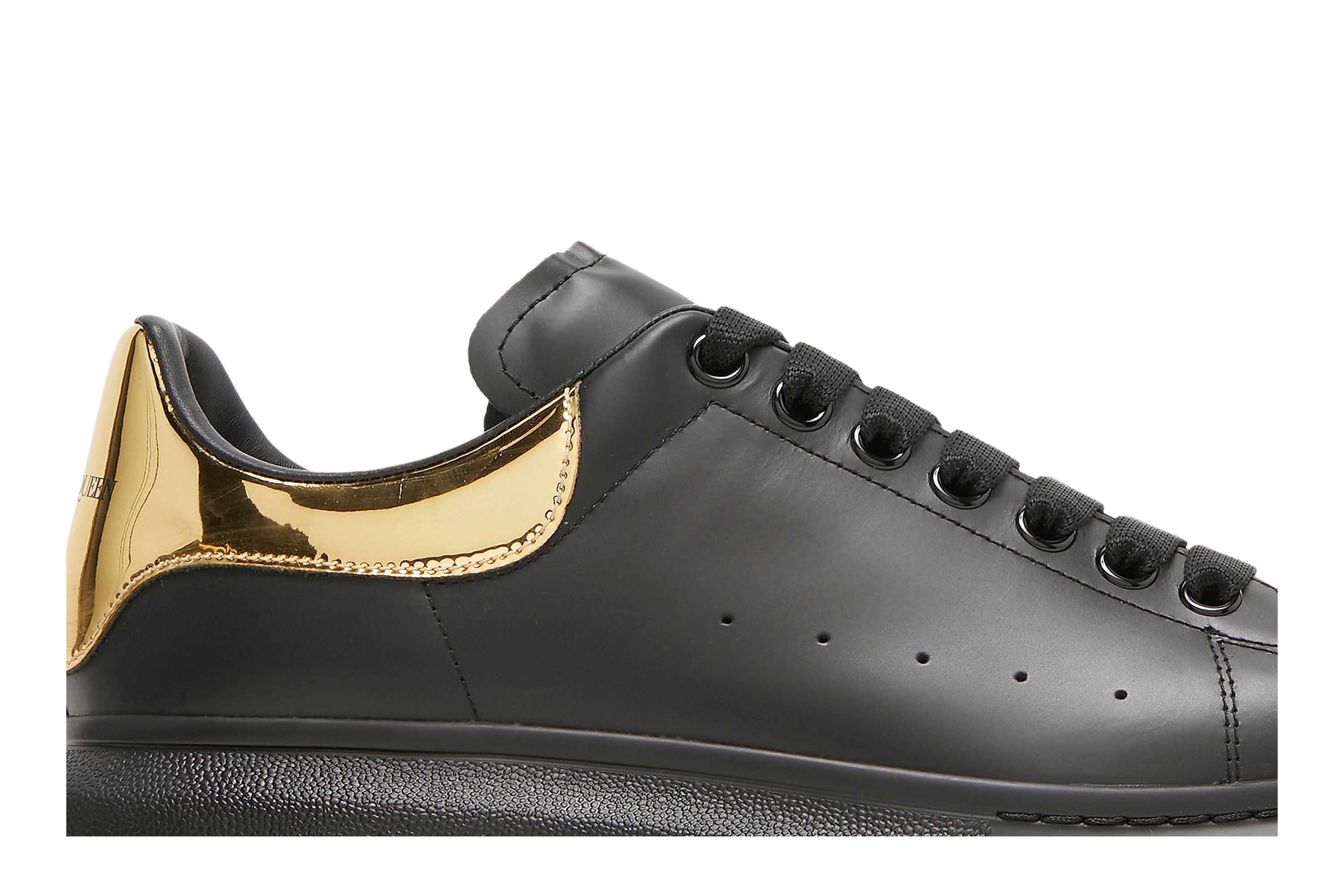 Alexander mcqueen black and gold hot sale
