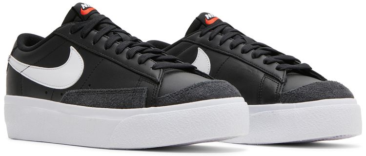 Nike Wmns Blazer Low Platform Black White