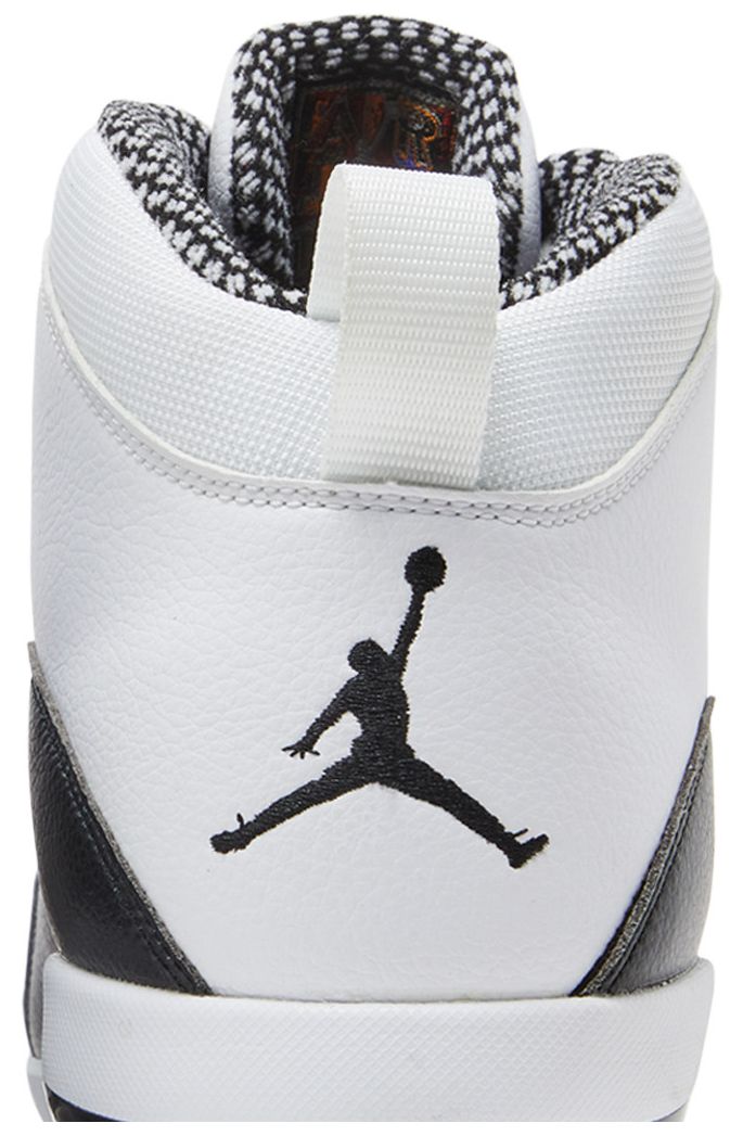 Air Jordan 10 Retro Metal White Black