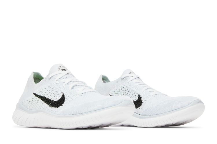 Flyknit Sneakers Free Rn Flyknit 2018 Men's White Nike Free