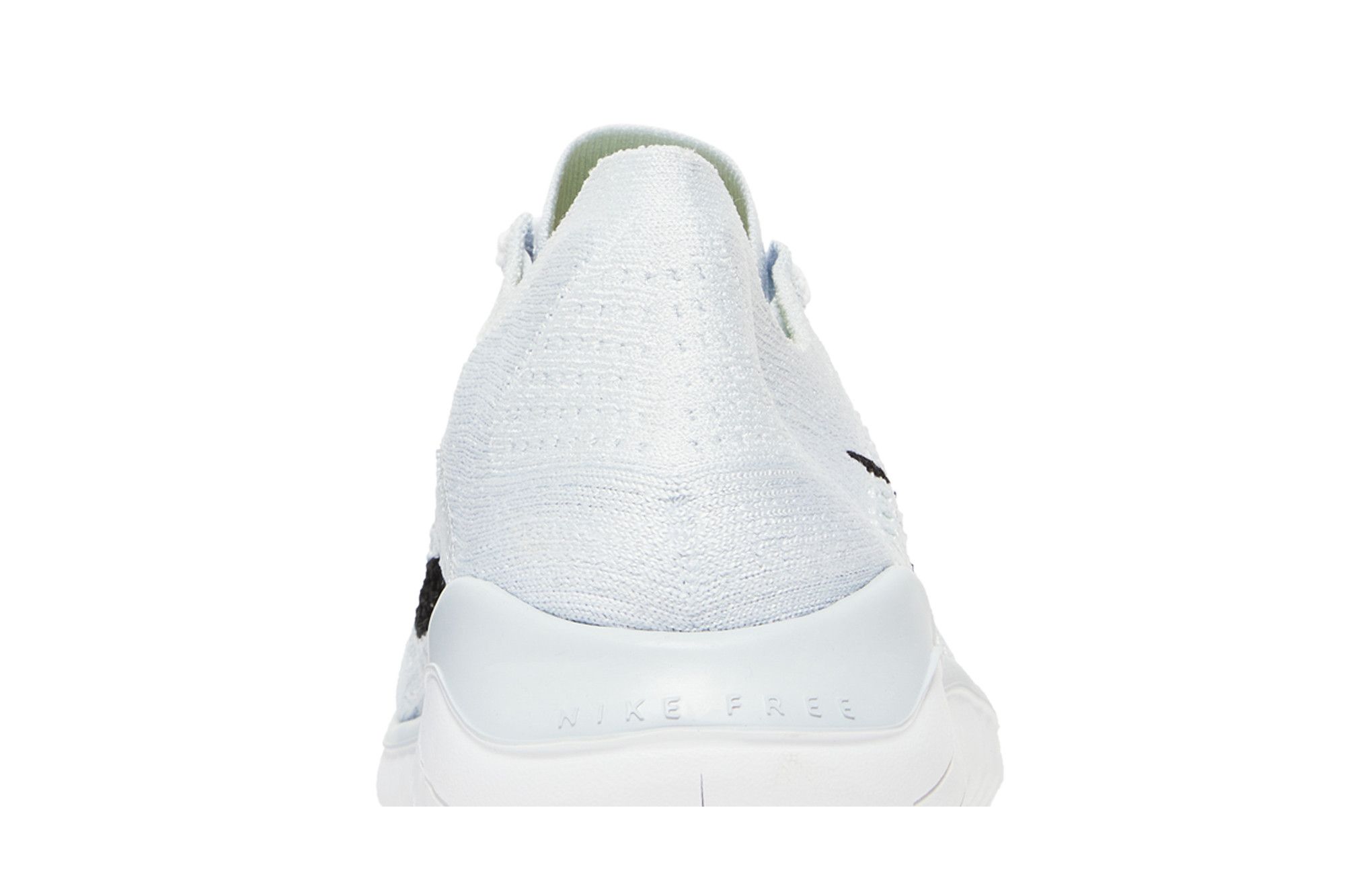 Men's free rn flyknit 2018 running shoes - white/black/platinum shop