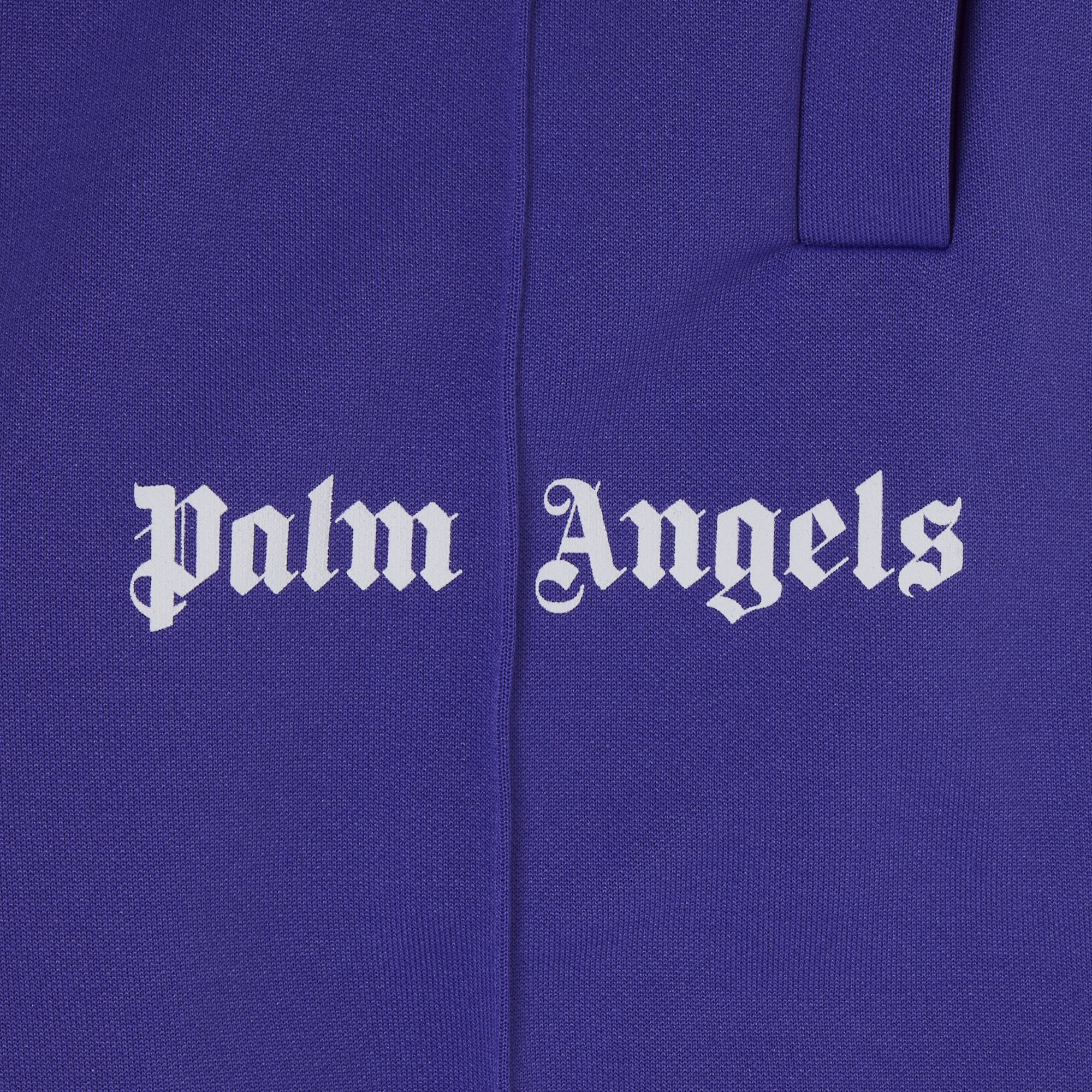 Buy Palm Angels Slim Track Pants 'Purple/White