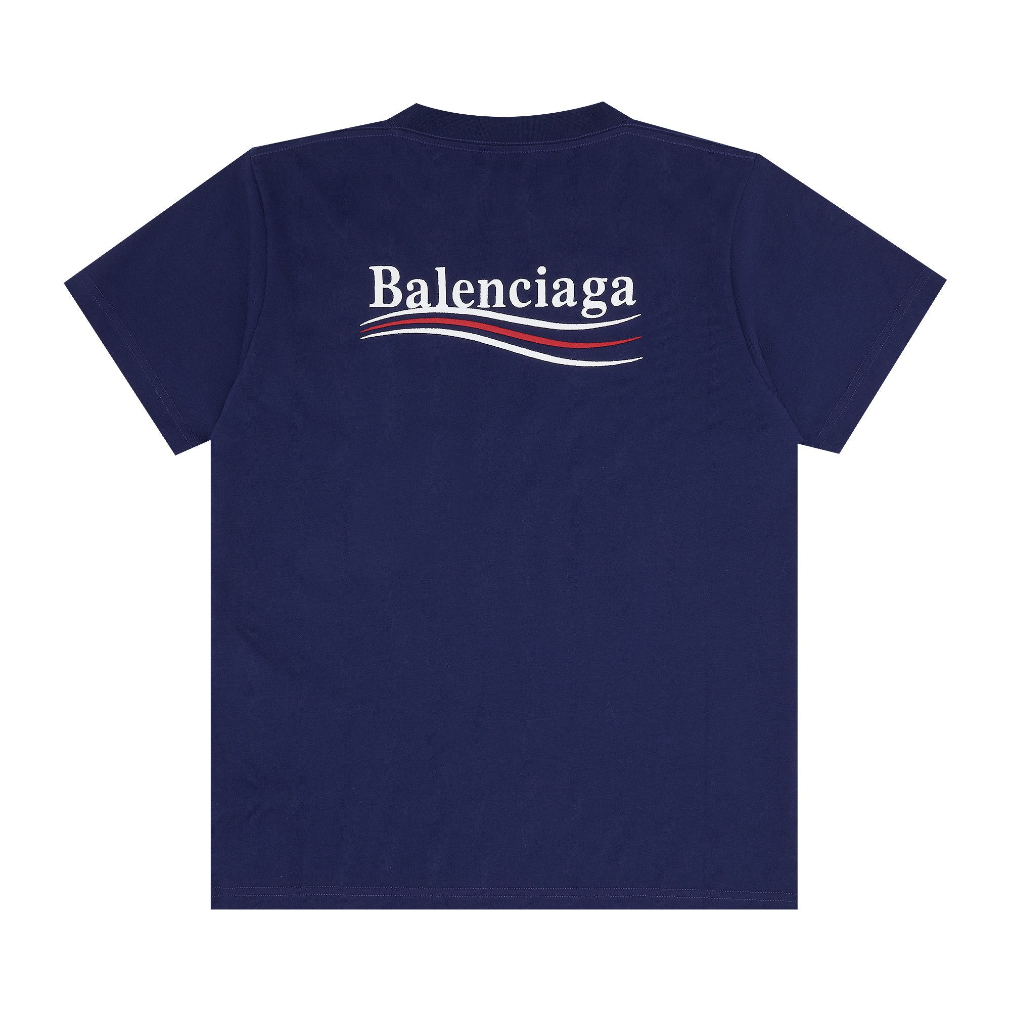 Buy Balenciaga Small Fit T Shirt Pacific Blue White 620967 TKVJ1 1195 GOAT