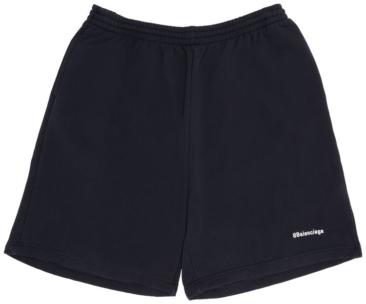Balenciaga Sweatshorts Marine BlueWhite