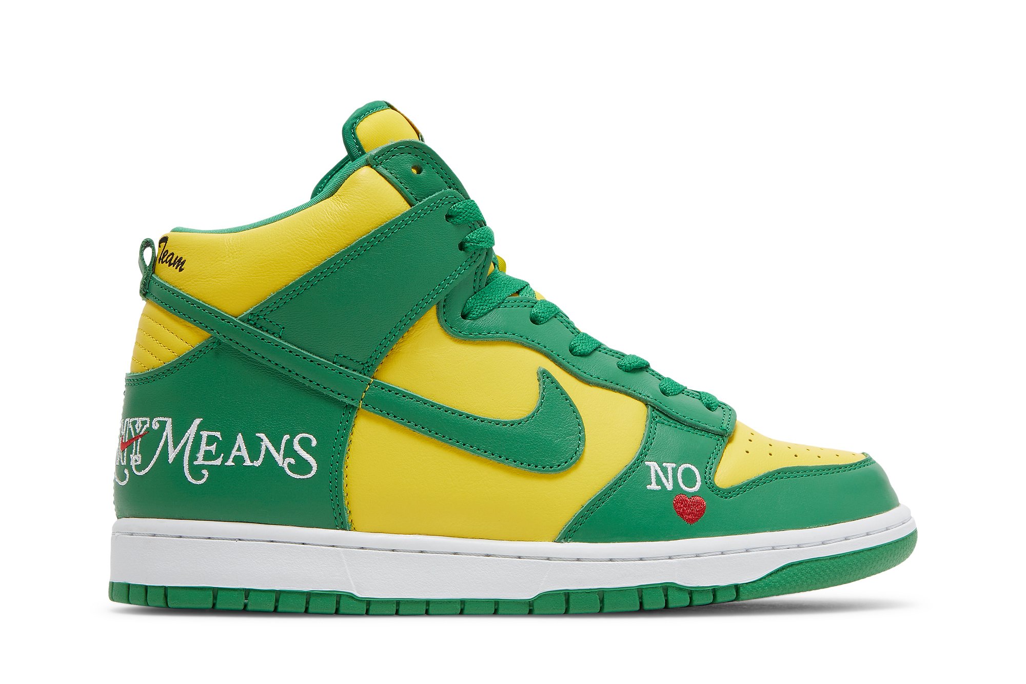 Supreme x Dunk High SB 'By Any Means - Brazil' | GOAT
