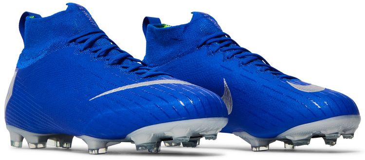Nike Mercurial Superfly 6 Elite FG GS Racer Blue Silver
