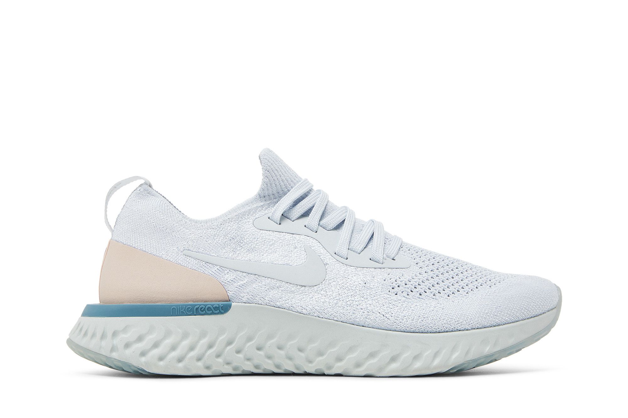 women's nike epic react flyknit pure platinum