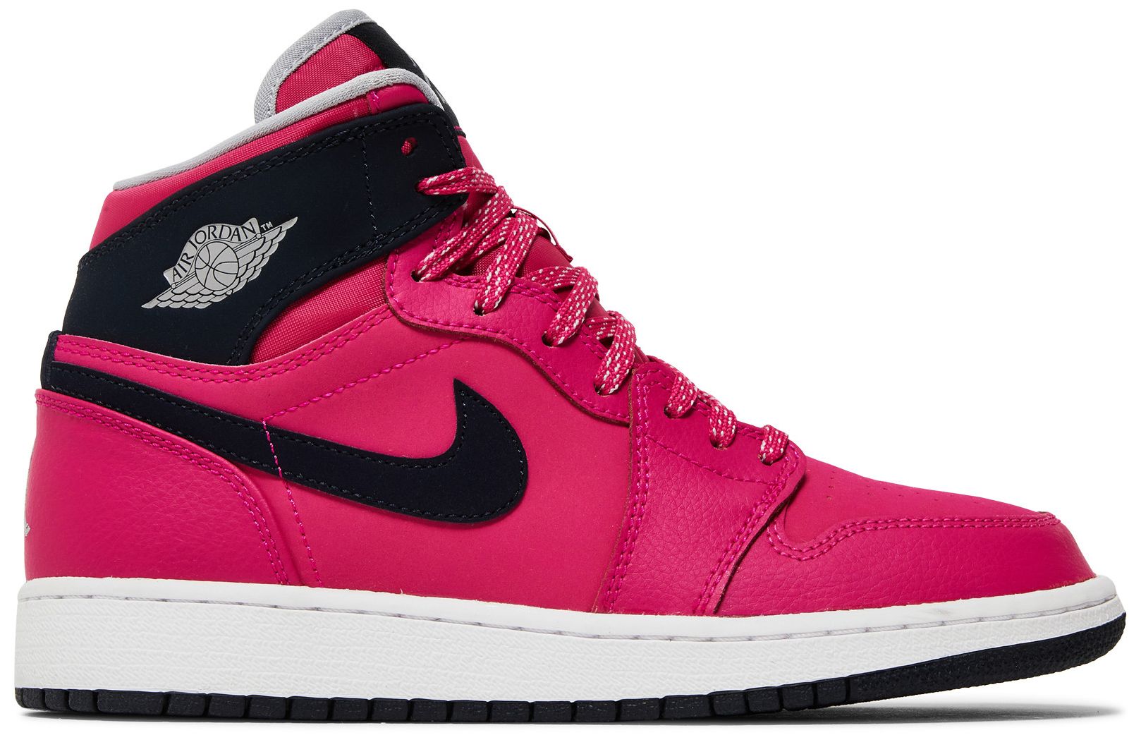2019 air jordan 1 retro high og white pink black for girls