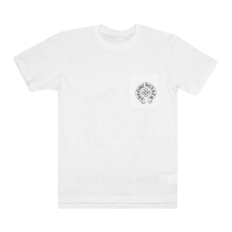 Chrome Hearts Horseshoe Logo Pocket T-Shirt 'White'