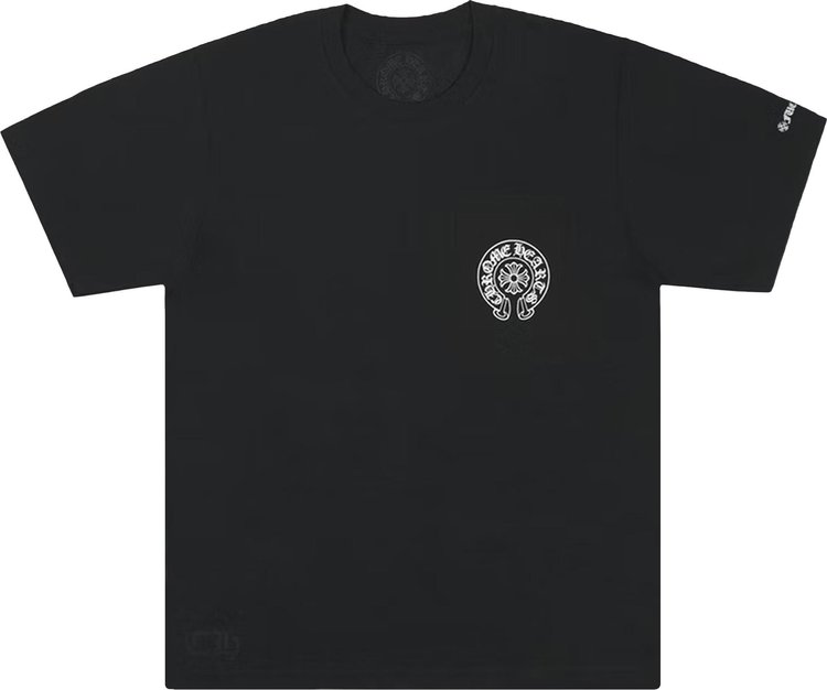 Chrome Hearts Horseshoe Logo Pocket T-Shirt 'Black'