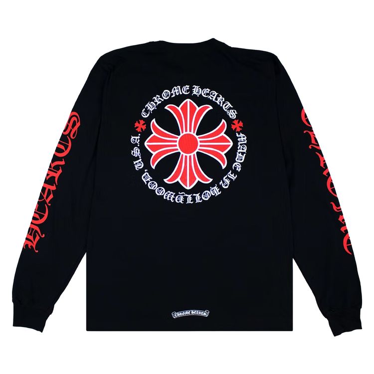 Buy Chrome Hearts Made In Hollywood Plus Cross Long-Sleeve T-Shirt 