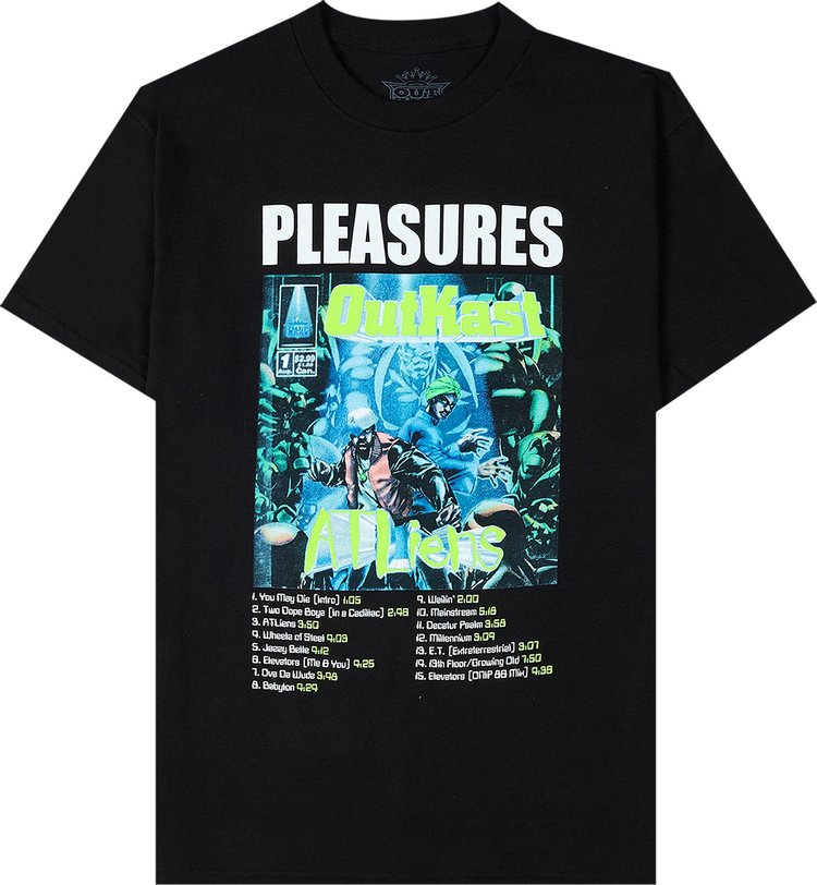 Pleasures Atliens T-Shirt 'Black'