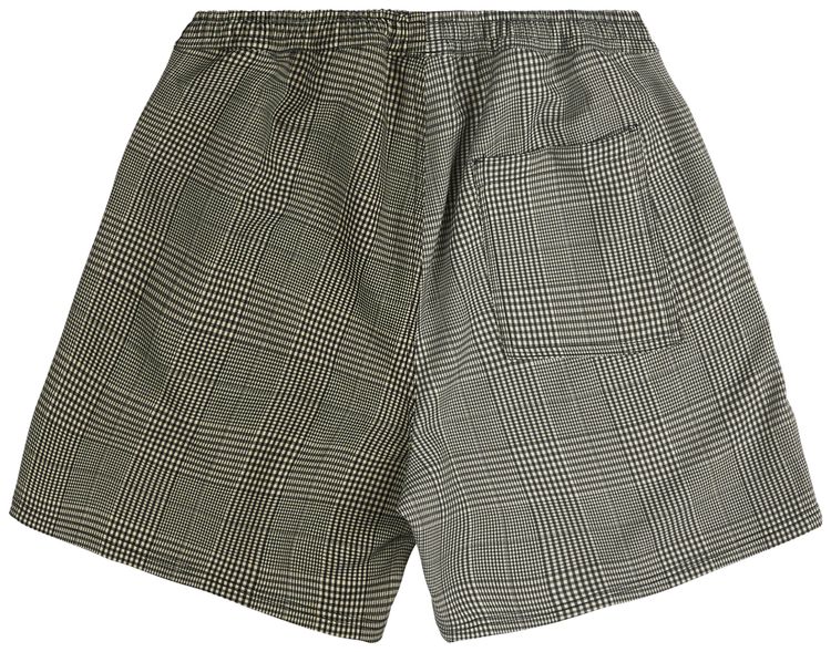 Pleasures Chase Plaid Shorts Black
