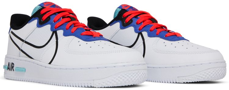 Nike Air Force 1 React GS Astronomy Blue Laser Crimson