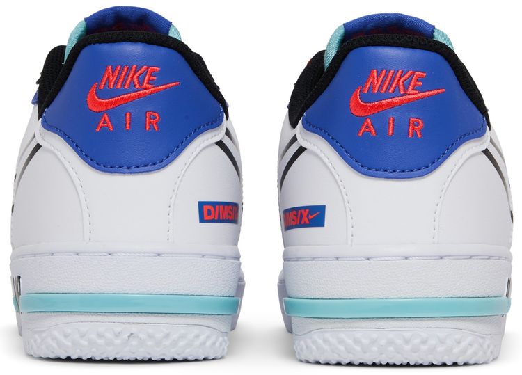 Nike Air Force 1 React GS Astronomy Blue Laser Crimson