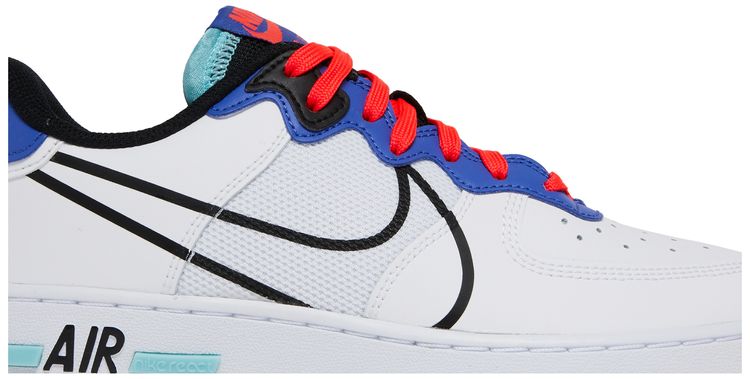 Nike Air Force 1 React GS Astronomy Blue Laser Crimson