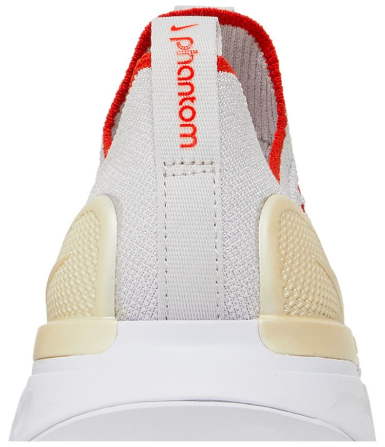 Nike Wmns React Phantom Run Flyknit 2 Vast Grey Orange