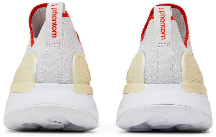 Nike Wmns React Phantom Run Flyknit 2 Vast Grey Orange