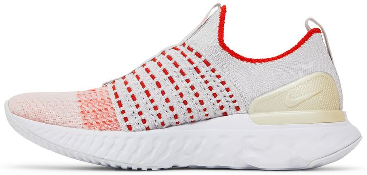 Nike Wmns React Phantom Run Flyknit 2 Vast Grey Orange