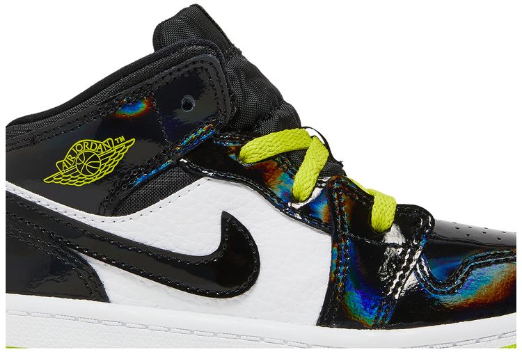 Air Jordan 1 Mid TD Black Cyber