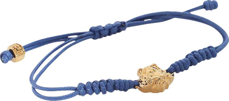 Versace Medusa Braided Bracelet 'Blue'