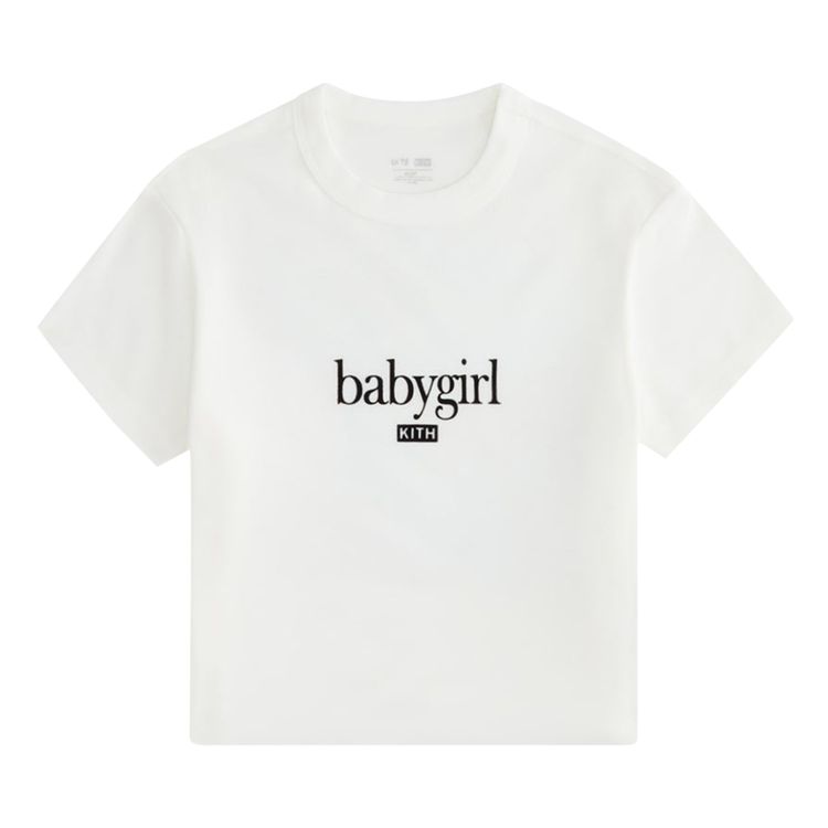 Kith Women For Aaliyah Babygirl Mulberry Tee White