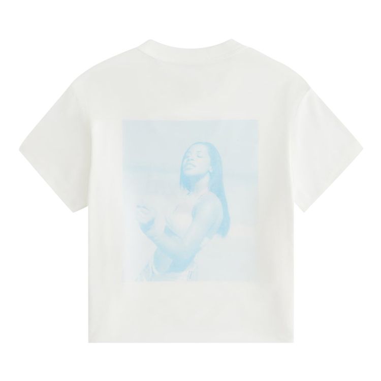 Kith Women For Aaliyah Babygirl Mulberry Tee White