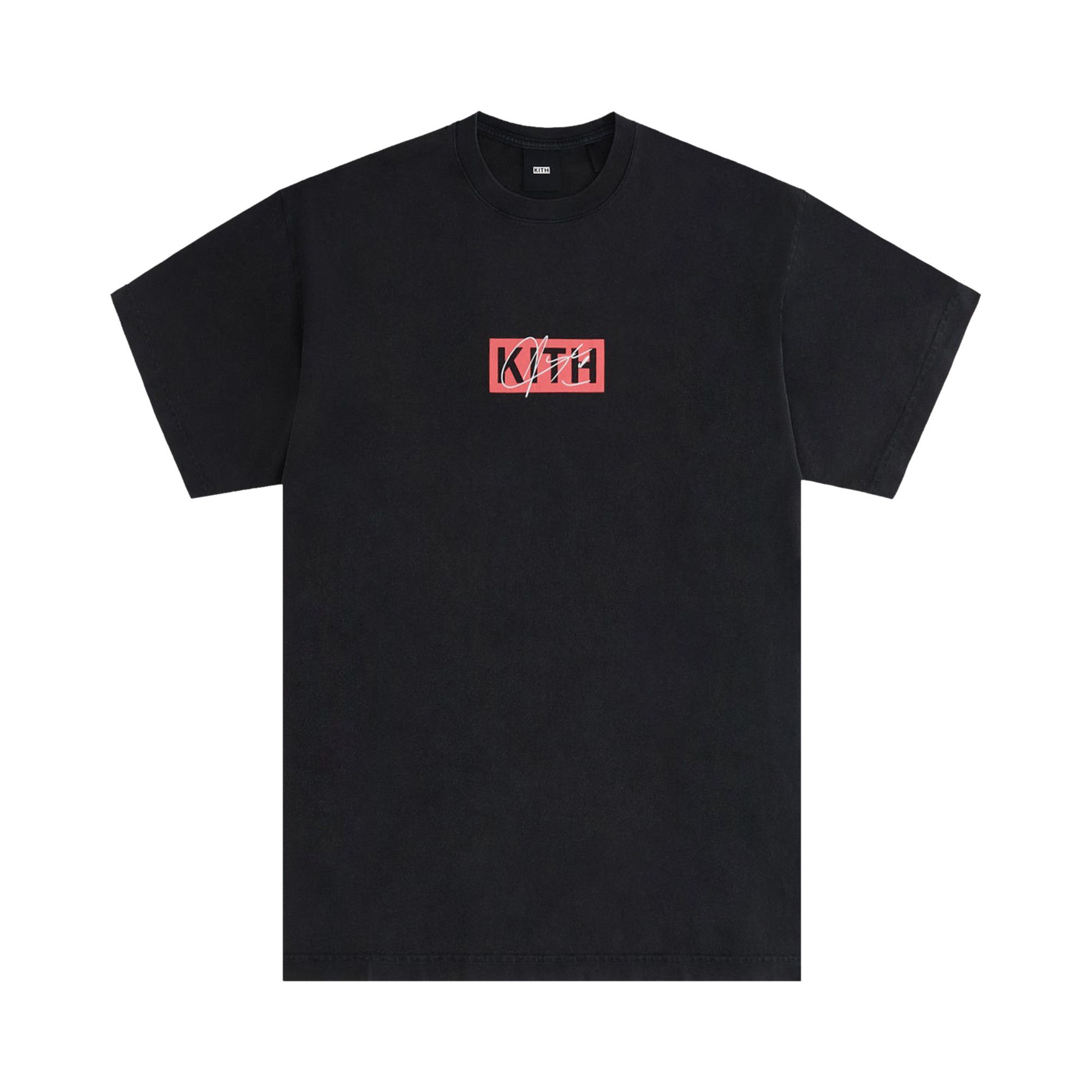 Buy Kith Women For Aaliyah Classic Logo Vintage Tee 'Black