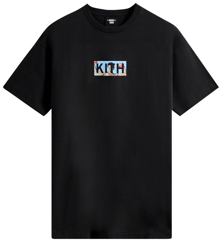 Kith For Rocky Balboa Classic Logo Tee Black