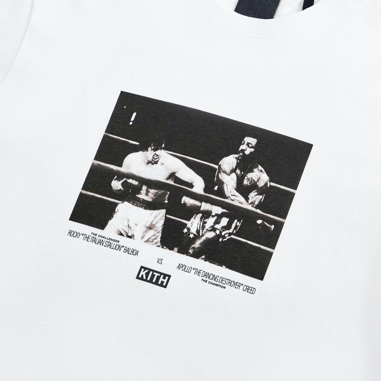 Kith For Rocky Title Fight Long Sleeve Tee White