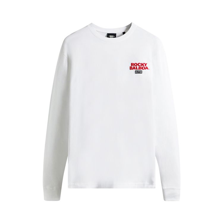 Kith For Rocky Go The Distance Long Sleeve Tee White
