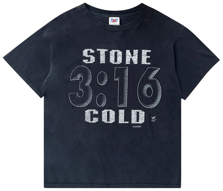 Vintage 1990s Stone Cold Steve Austin Tee Black