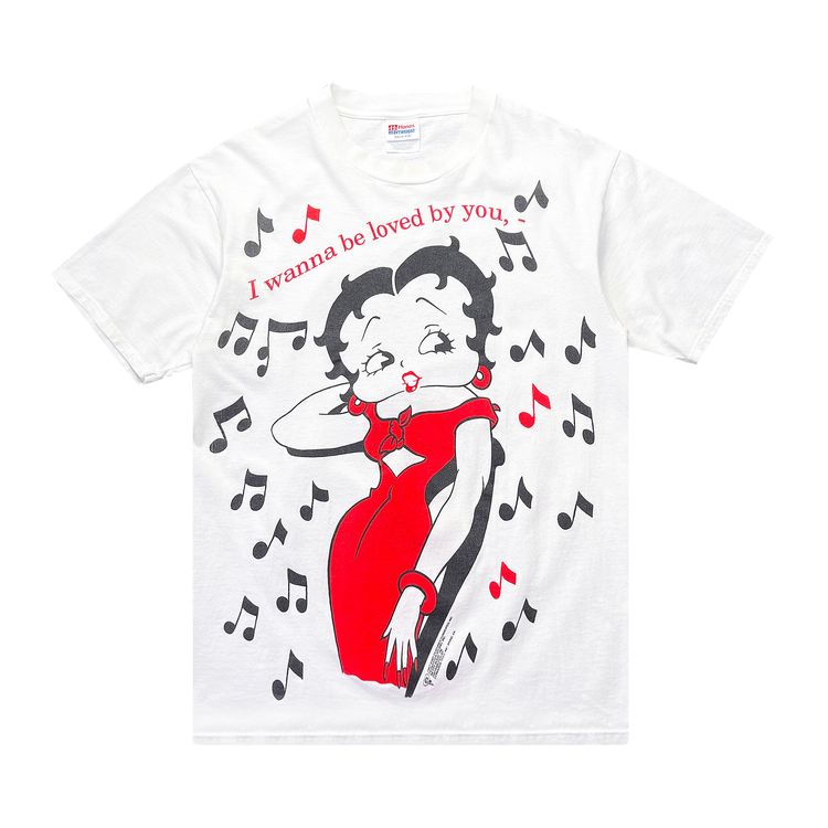 Vintage 1997 Betty Boop Tee White
