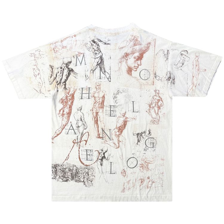 Vintage 1990s Michaelangelo Tee White