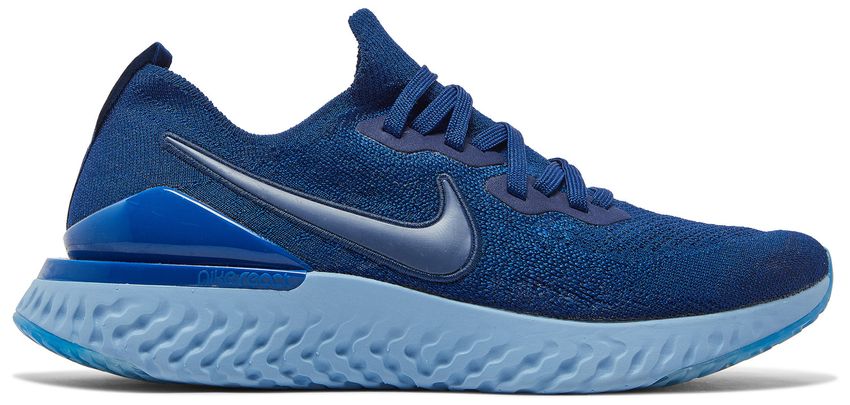 nike epic react flyknit 2 blue void