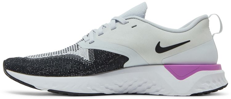 Nike Odyssey React Flyknit 2 Platinum Violet Black