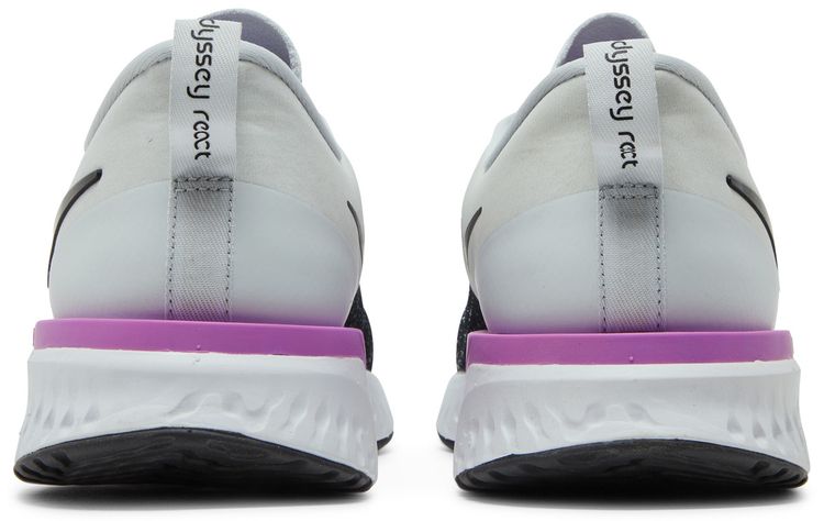Nike Odyssey React Flyknit 2 Platinum Violet Black