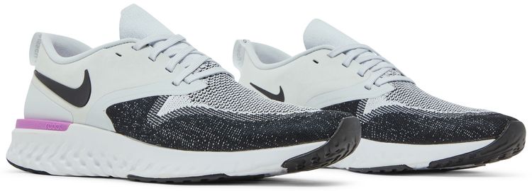 Nike Odyssey React Flyknit 2 Platinum Violet Black