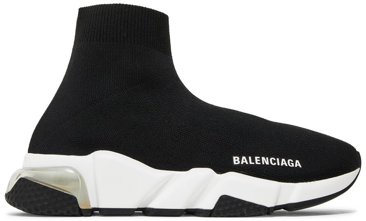 Balenciaga Wmns Speed Sneaker Clear Sole   Black