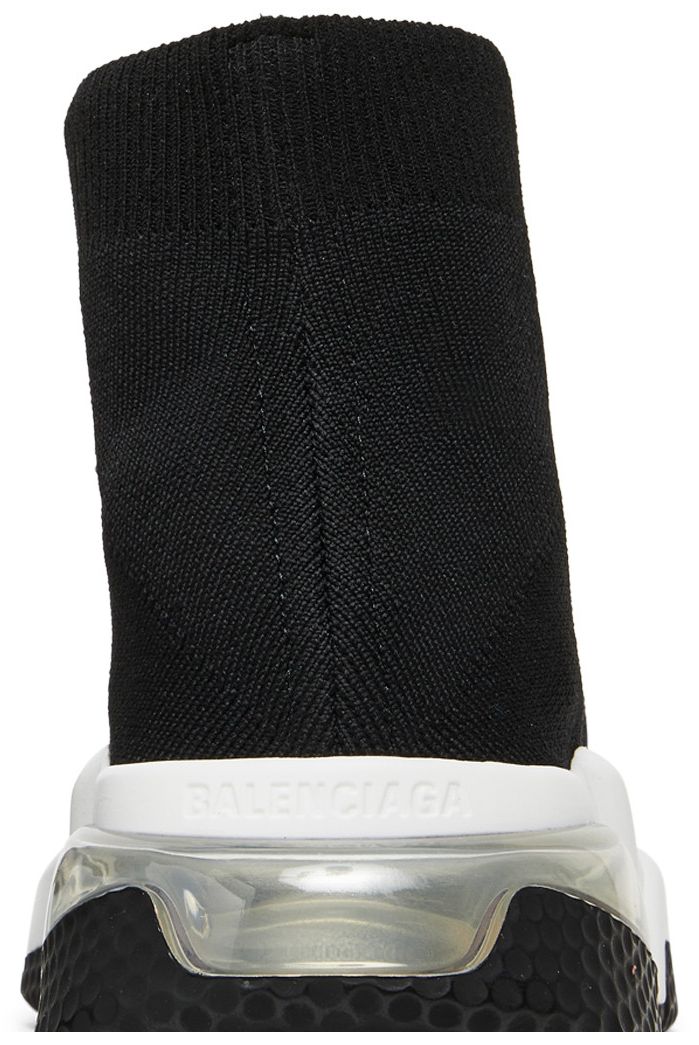 Balenciaga Wmns Speed Sneaker Clear Sole   Black