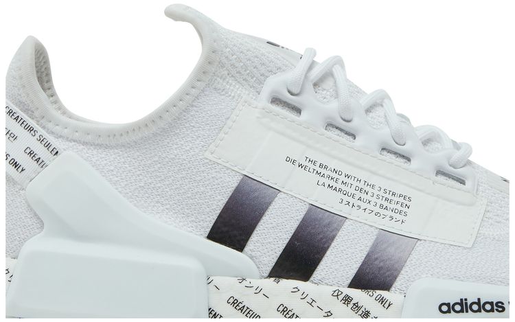 Adidas NMD R1 V2 Script White