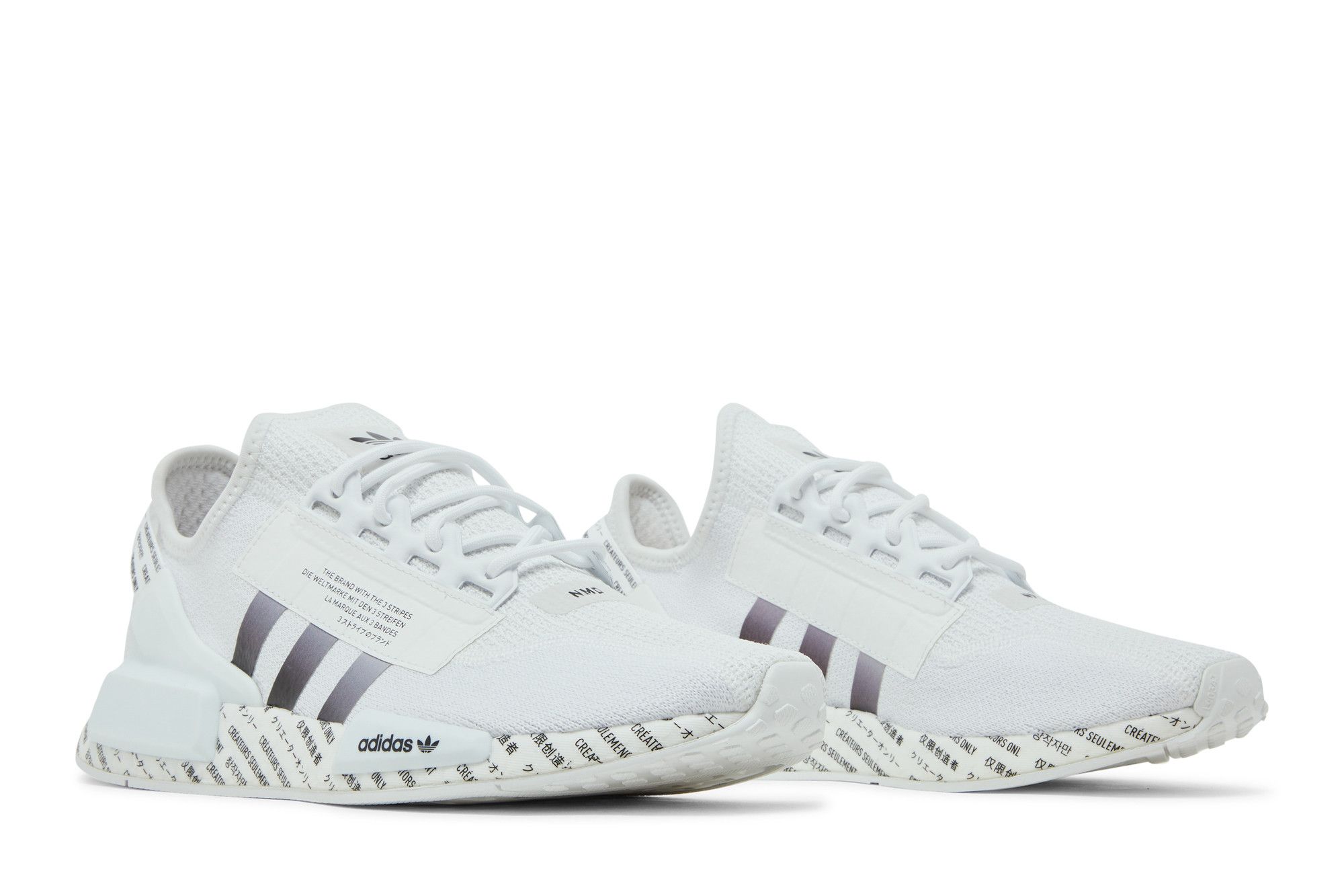 Buy adidas NMD_R1 V2 'Script - White' - GX1116 | GOAT