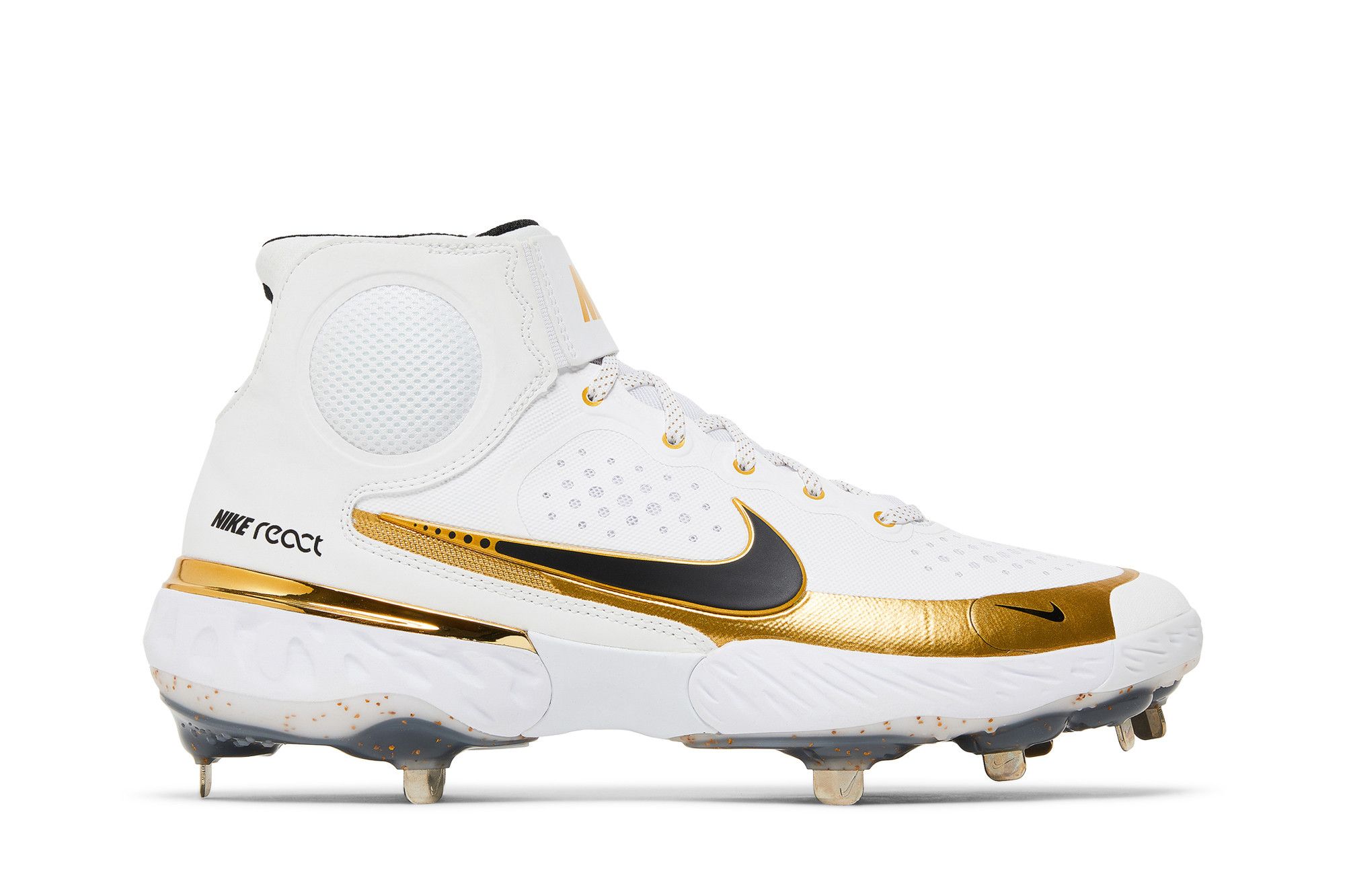Huaraches nike gold and white shop
