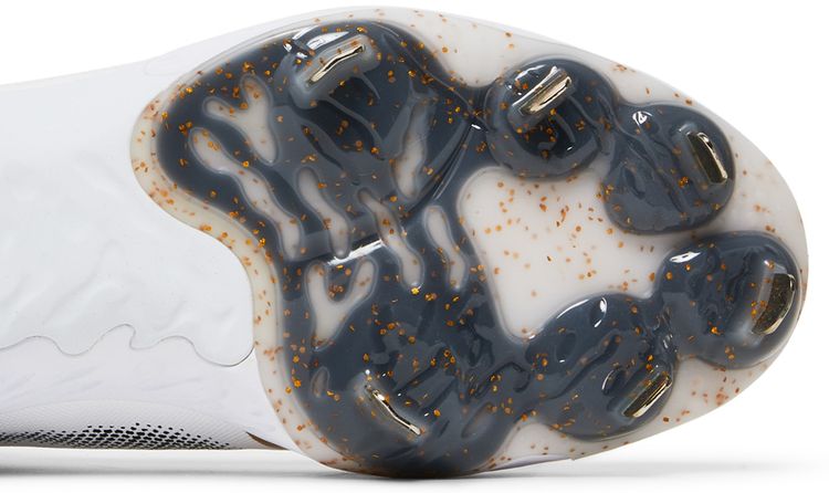 Nike Alpha Huarache Elite 3 Mid White Metallic Gold