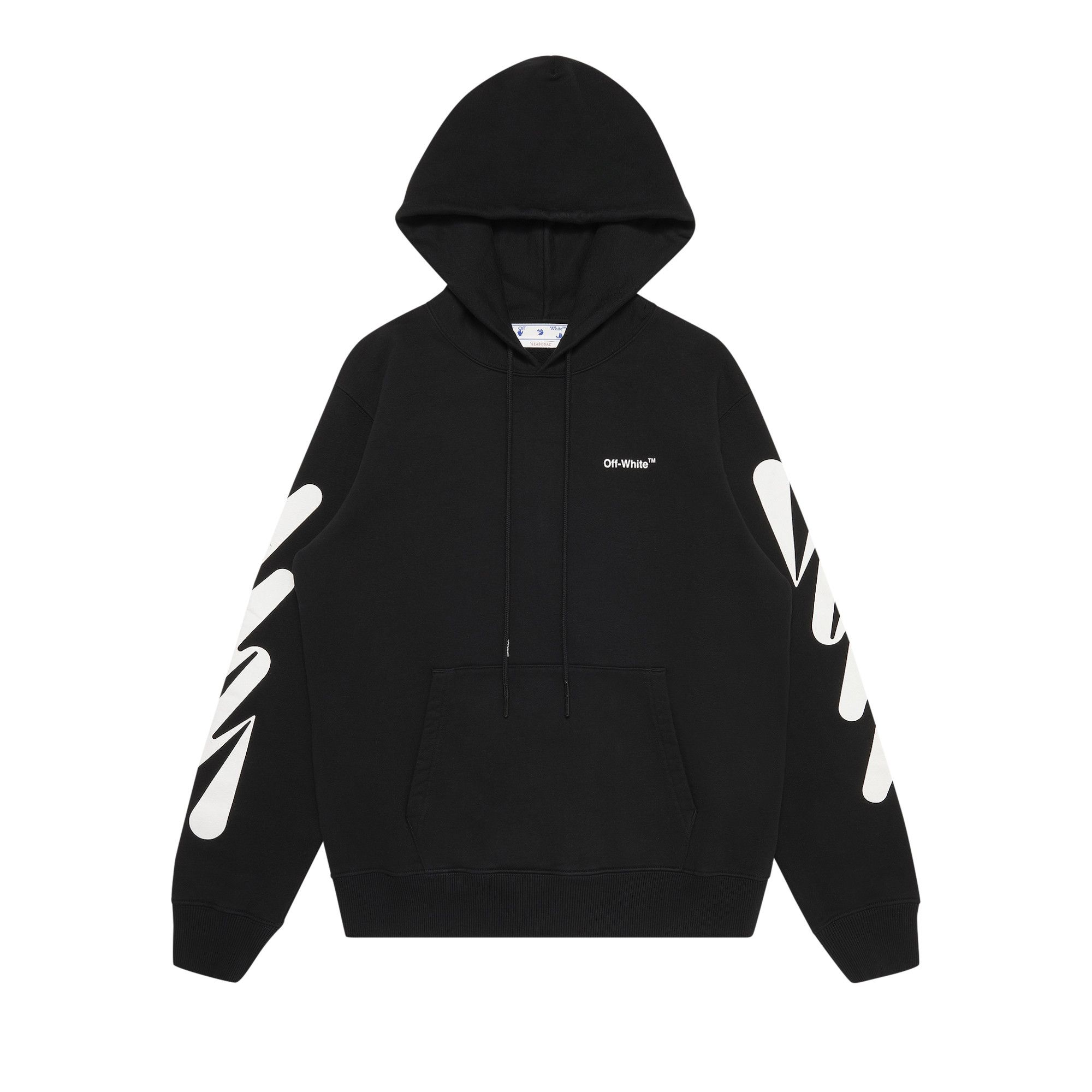 Off white wave sale hoodie