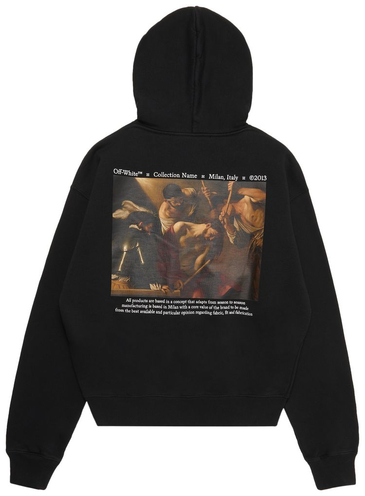 Off White Caravaggio Crowning Over Hood BlackWhite