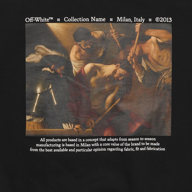 Off White Caravaggio Crowning Over Hood BlackWhite